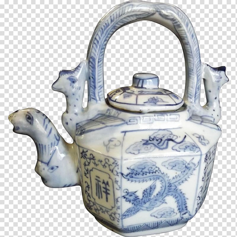 Blue and white pottery Chinese ceramics Teapot, others transparent background PNG clipart