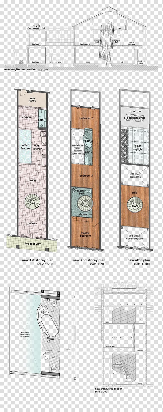 Floor plan Shophouse Joo Chiat Road, design transparent background PNG clipart