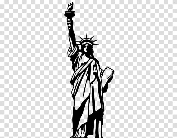 Statue of Liberty Travel Wall decal Sticker, statue of liberty transparent background PNG clipart