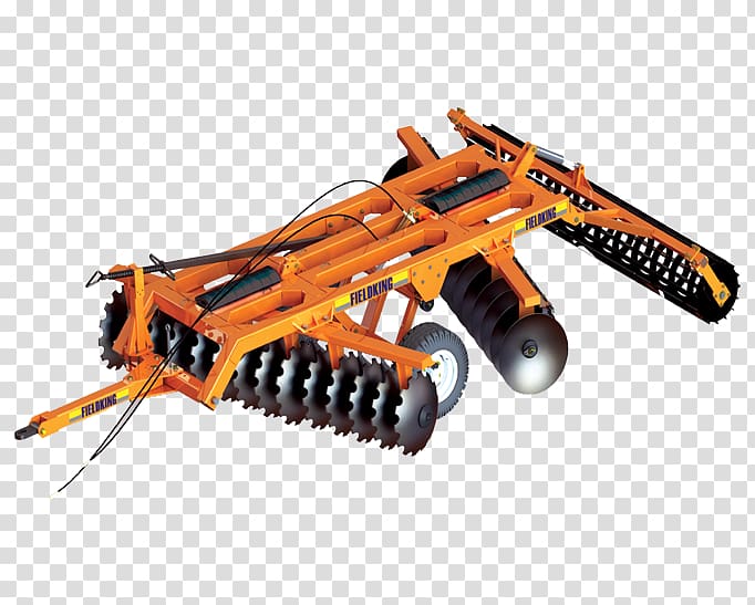 Agriculture FIELDKING H.O & UNIT,2 Agricultural machinery Disc harrow, tractor transparent background PNG clipart
