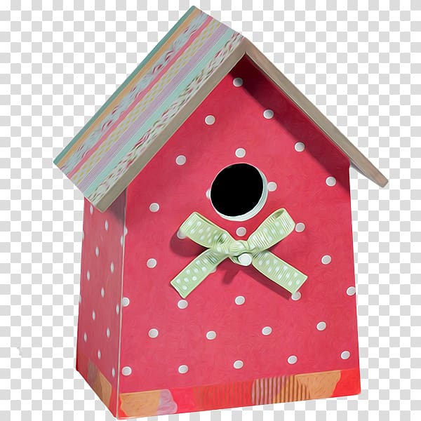 Paper Pink M RTV Pink Nest box, chickadee transparent background PNG clipart