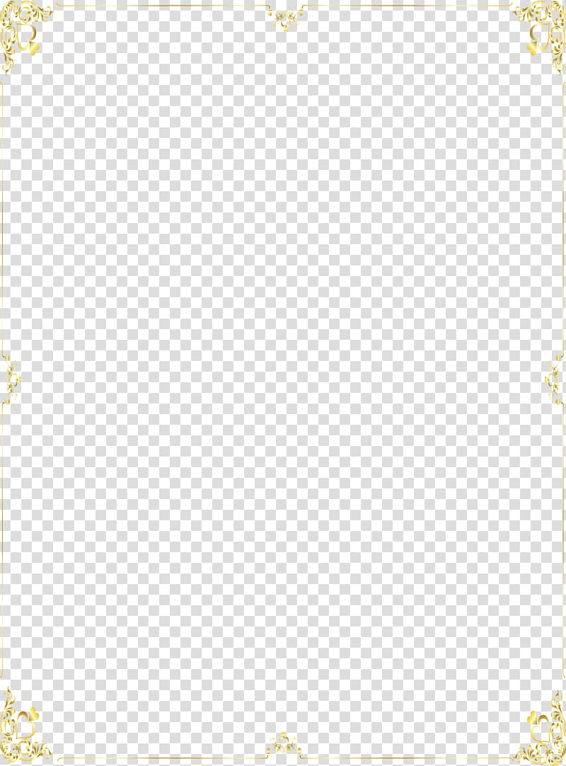 rectangular yellow frame , Textile Yellow Floor Pattern, Gold frame transparent background PNG clipart