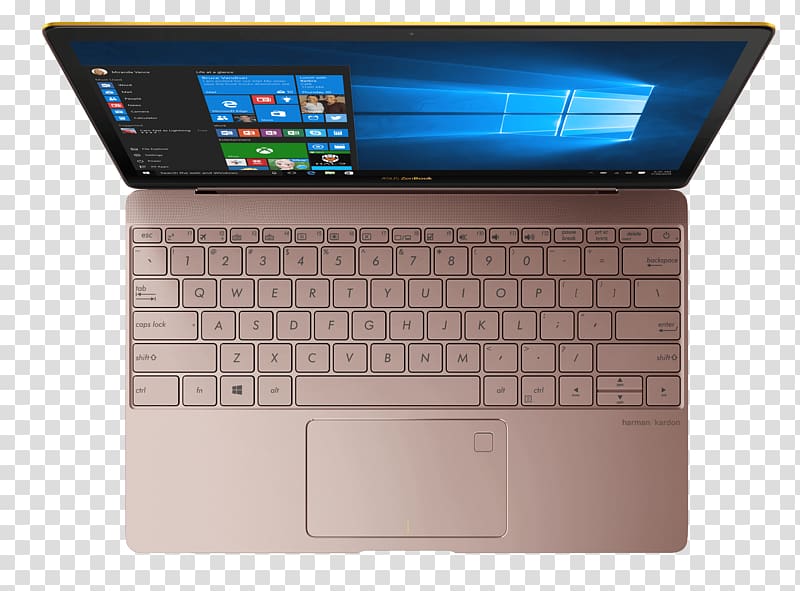 Laptop ASUS ZenBook 3 UX390 Intel Core i7, Laptop transparent background PNG clipart