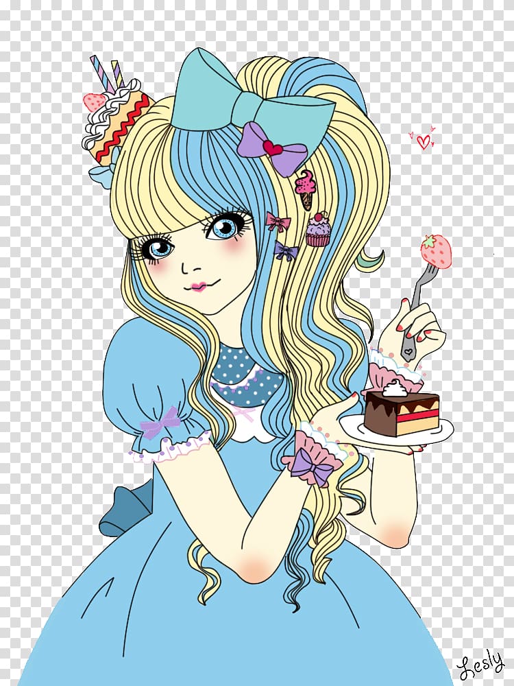 Drawing Lolita Illustration Digital art Girl, anime loli girl transparent background PNG clipart