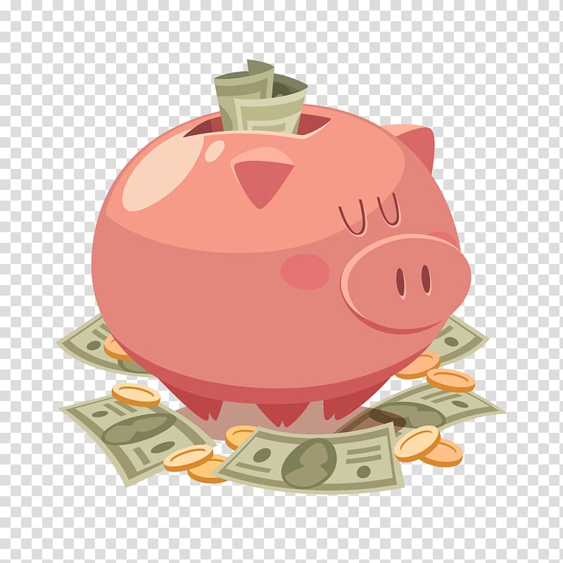 piggy bank illustration, Money Saving Casino Finance Piggy bank, piggy bank transparent background PNG clipart