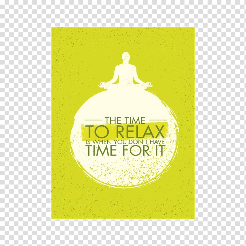 Poster Relaxation, time poster transparent background PNG clipart
