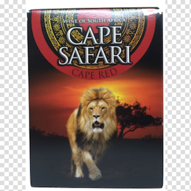 Hunted by the Lion Mate Red Wine Big cat, lion transparent background PNG clipart