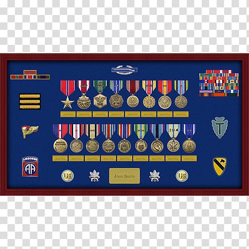 Shadow box Military awards and decorations Medal Display case, military transparent background PNG clipart