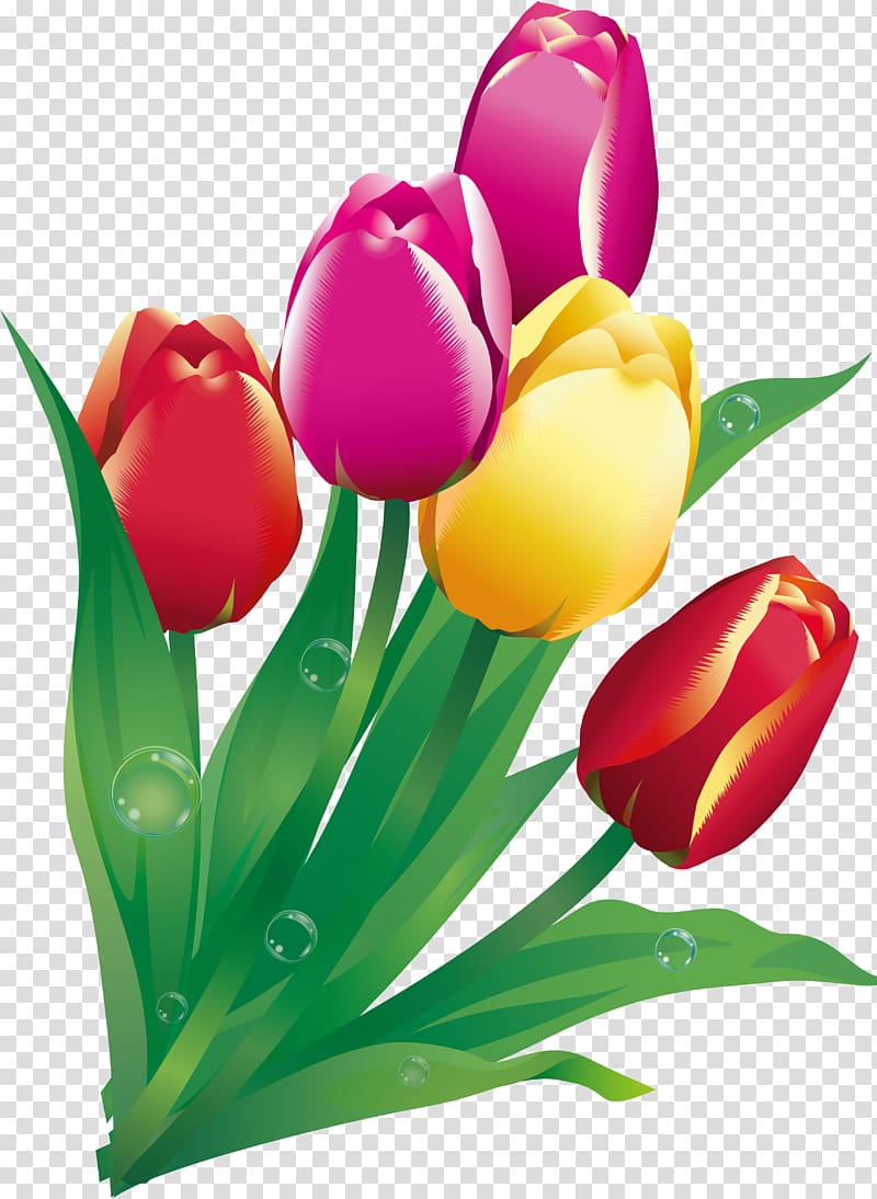 Easter Bunny Flower Christmas , tulip transparent background PNG clipart
