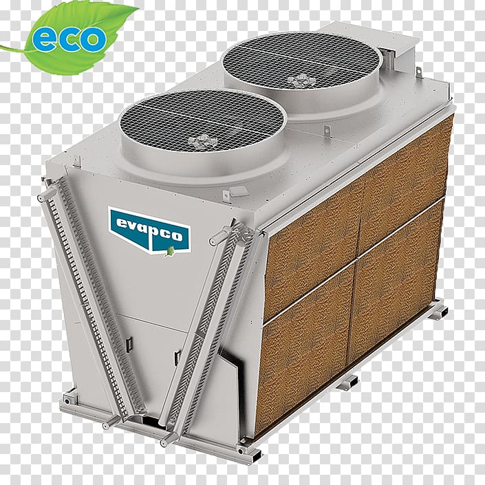 Evaporative cooler Machine Adiabatic process Cooling tower, condenser tower transparent background PNG clipart