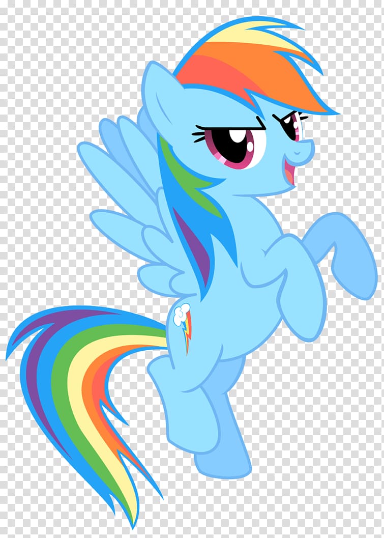 Rainbow Dash My Little Pony, Rainbow Dash Springing transparent background PNG clipart