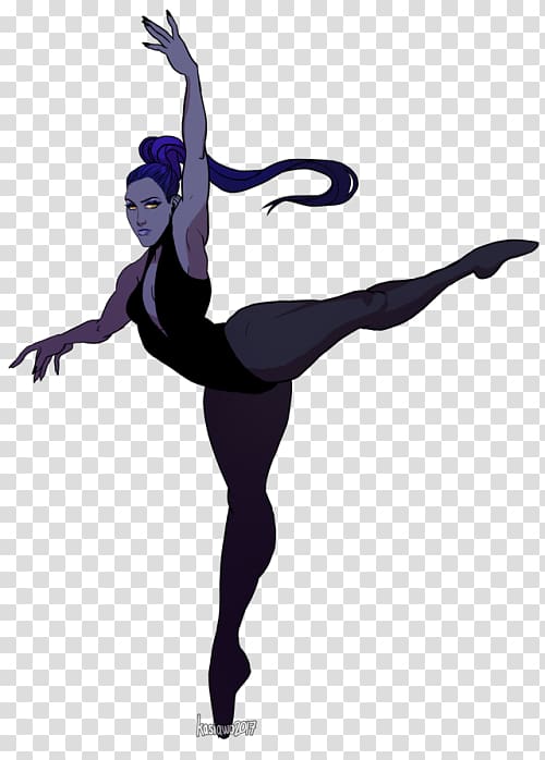 Overwatch Video game Art Horror, Watercolor Ballerina transparent background PNG clipart