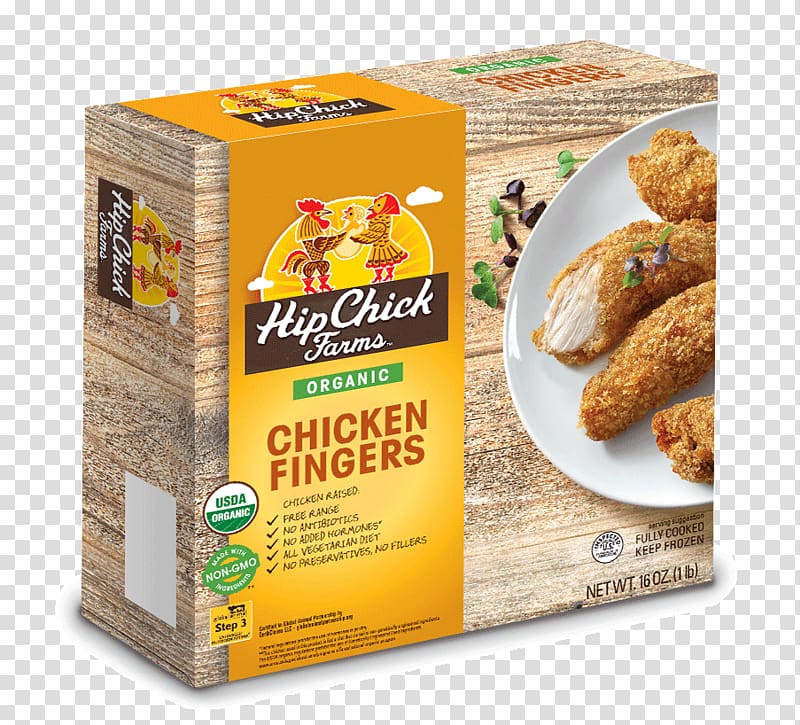 Chicken fingers Organic food Natural foods Hip Chick Farms, chicken transparent background PNG clipart