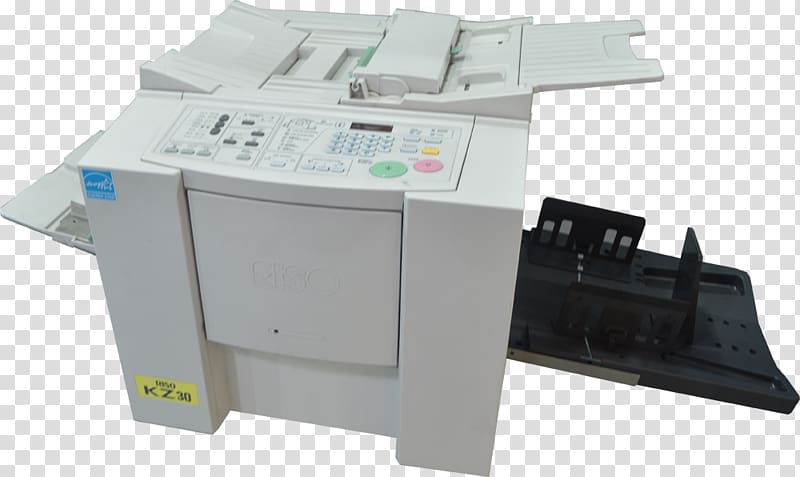 Paper Digital duplicator Riso Kagaku Corporation Printer Printing, printer transparent background PNG clipart