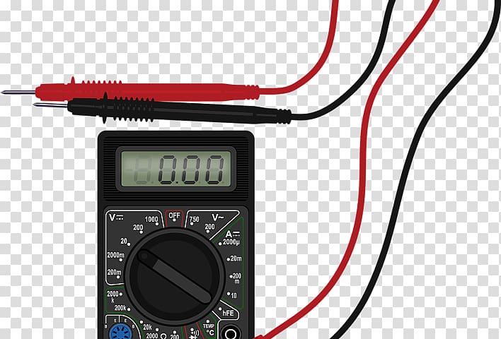 Digital Multimeter Electronics Voltmeter Current clamp, celebrate the birthday transparent background PNG clipart