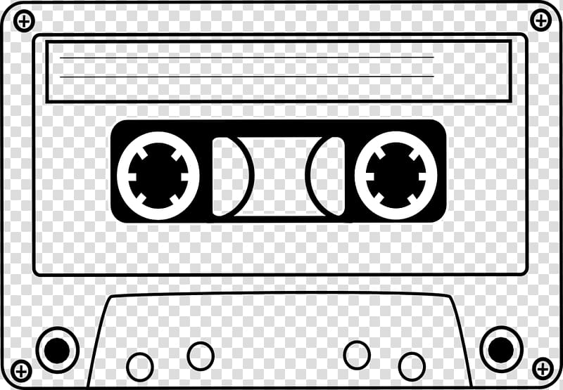 cassette tape poster, Audio Cassette transparent background PNG clipart