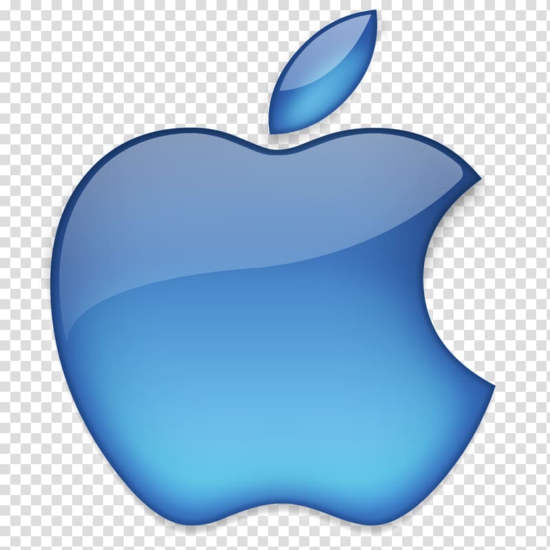 Apple Logo Blue, apple logo transparent background PNG clipart