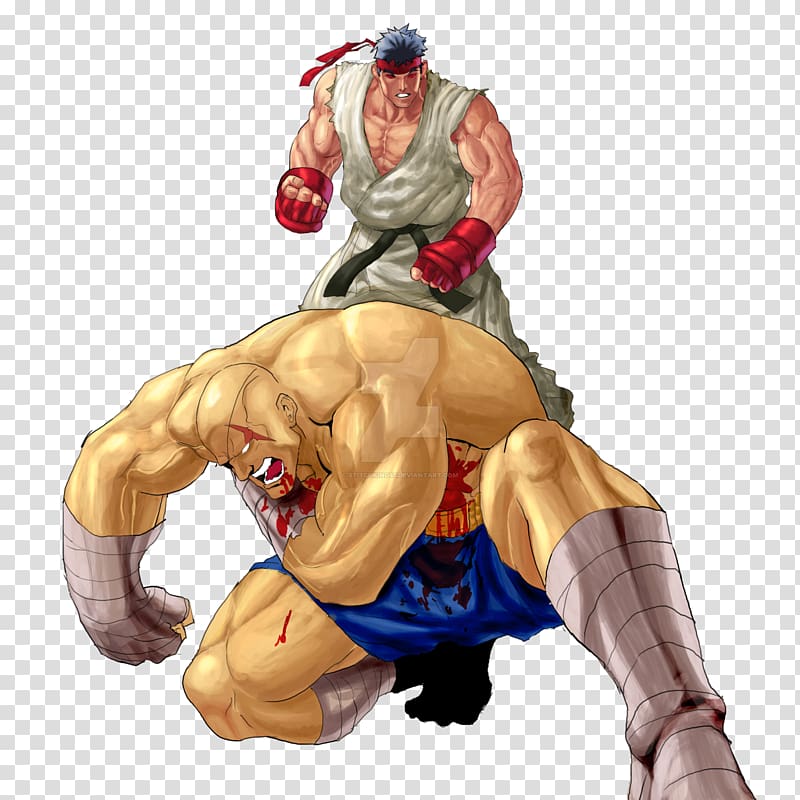 Super Street Fighter IV Street Fighter V Sagat Ryu, Street Fighter transparent background PNG clipart