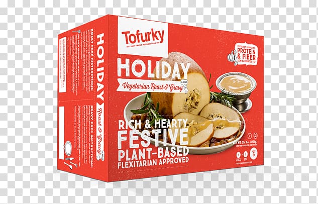 Tofurkey Vegetarian cuisine Gravy Turtle Island Foods Roasting, package brown rice transparent background PNG clipart