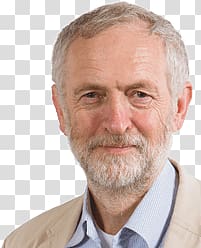 man wearing brown and white tops, Jeremy Corbyn Smiling transparent background PNG clipart