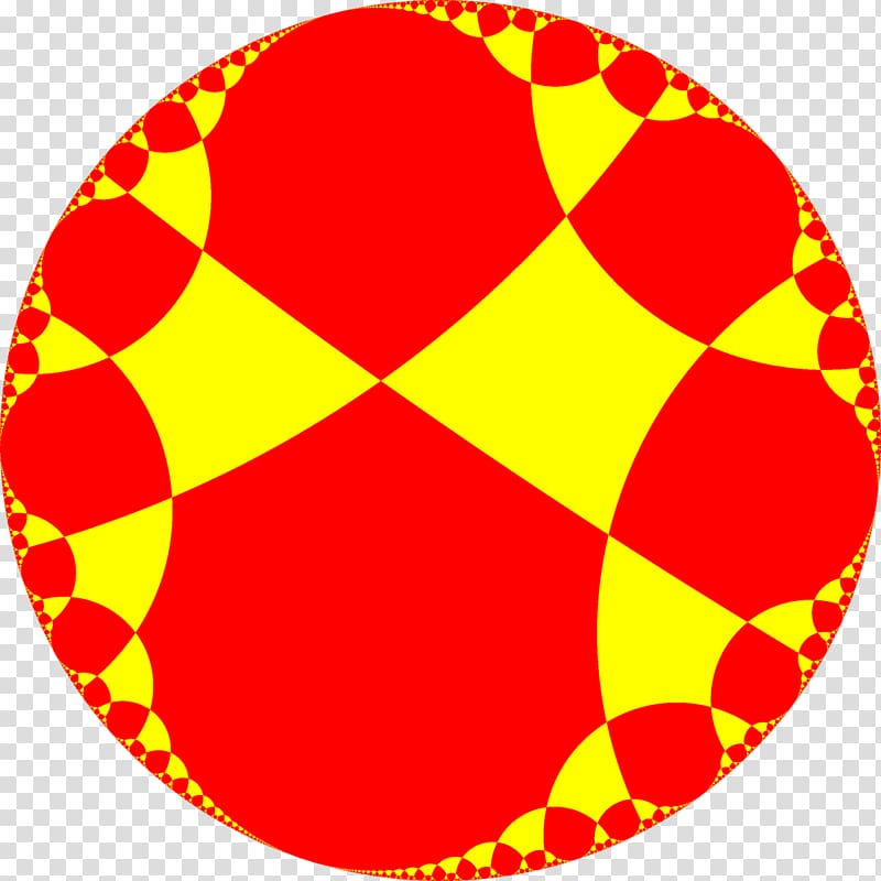 Tessellation Hyperbolic geometry Uniform tilings in hyperbolic plane Hexagonal tiling, honeycomb transparent background PNG clipart
