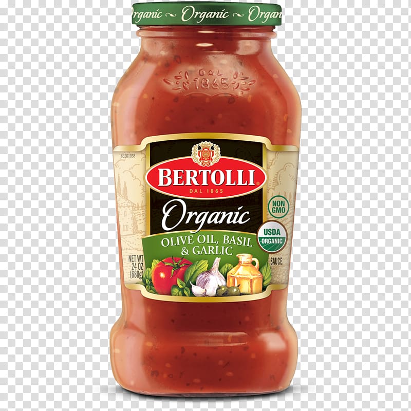 Marinara sauce Fettuccine Alfredo Pasta Bertolli, olive oil transparent background PNG clipart