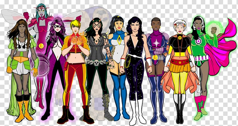 Fashion design Costume Character, Donna Troy transparent background PNG clipart