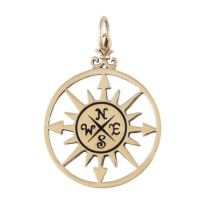 Locket Charms & Pendants Compass rose Necklace , Compass Rose transparent background PNG clipart