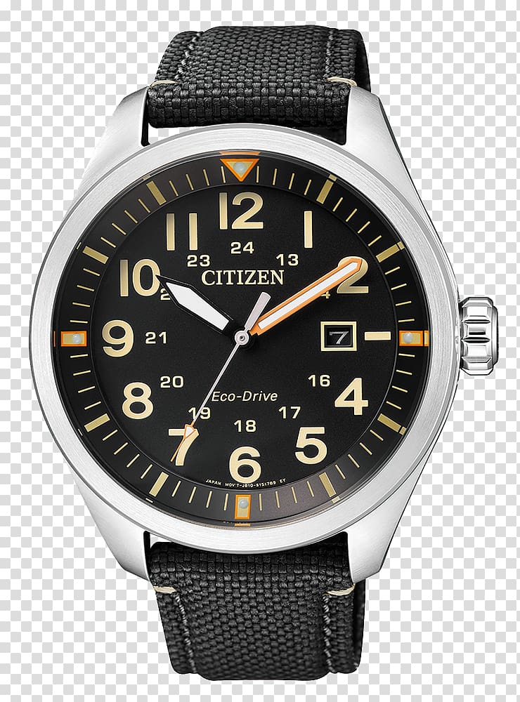 Eco-Drive Citizen Holdings Solar-powered watch Chronograph, watch transparent background PNG clipart