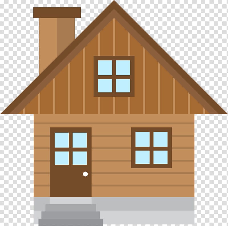 Home House Log cabin, Cartoon cabin transparent background PNG clipart