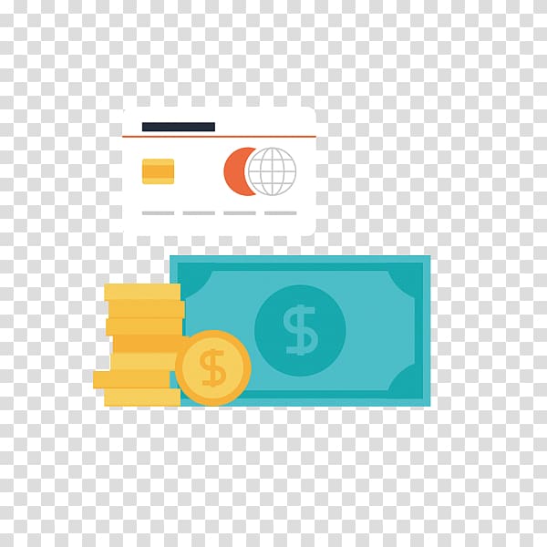 Infographic Money Banknote Credit card, coin transparent background PNG clipart