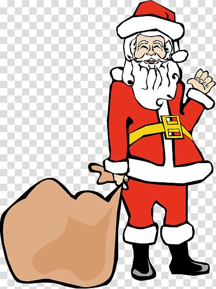 Ded Moroz Snegurochka Santa Claus Christmas, Hello ah Santa transparent background PNG clipart