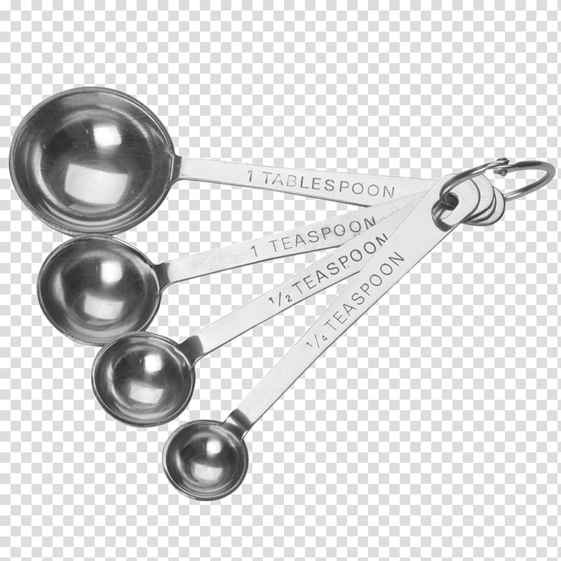 Measuring spoon Teaspoon Tablespoon Cup, spoon transparent background PNG clipart