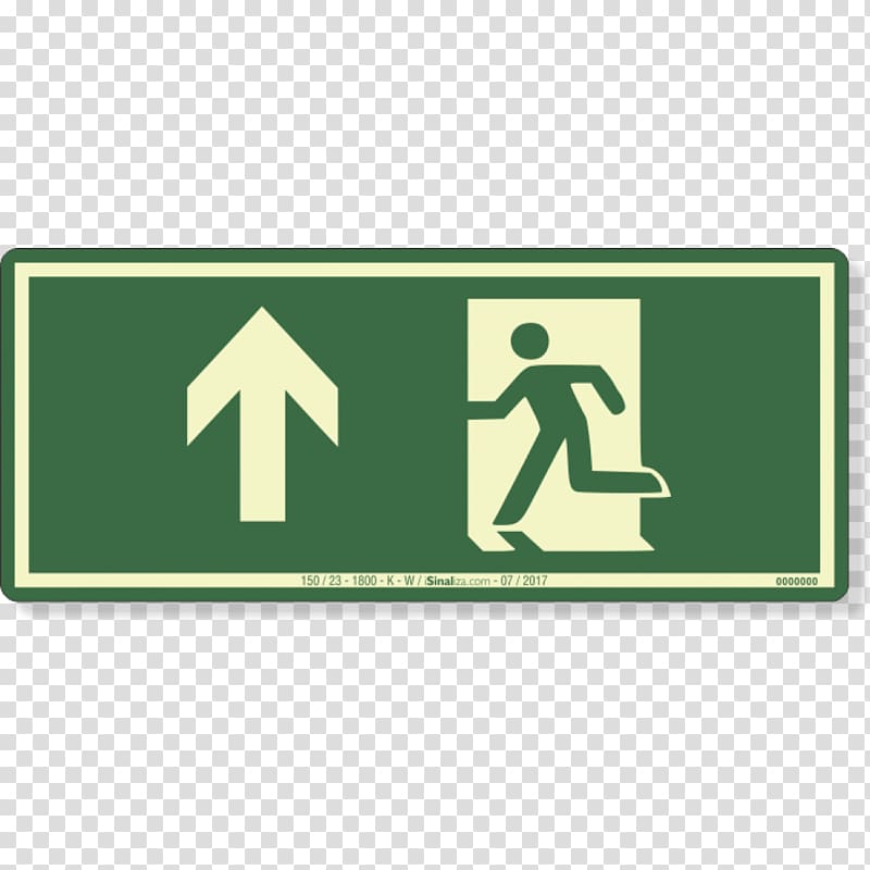 Exit sign Emergency exit ISO 7010 Emergency Lighting, door transparent background PNG clipart