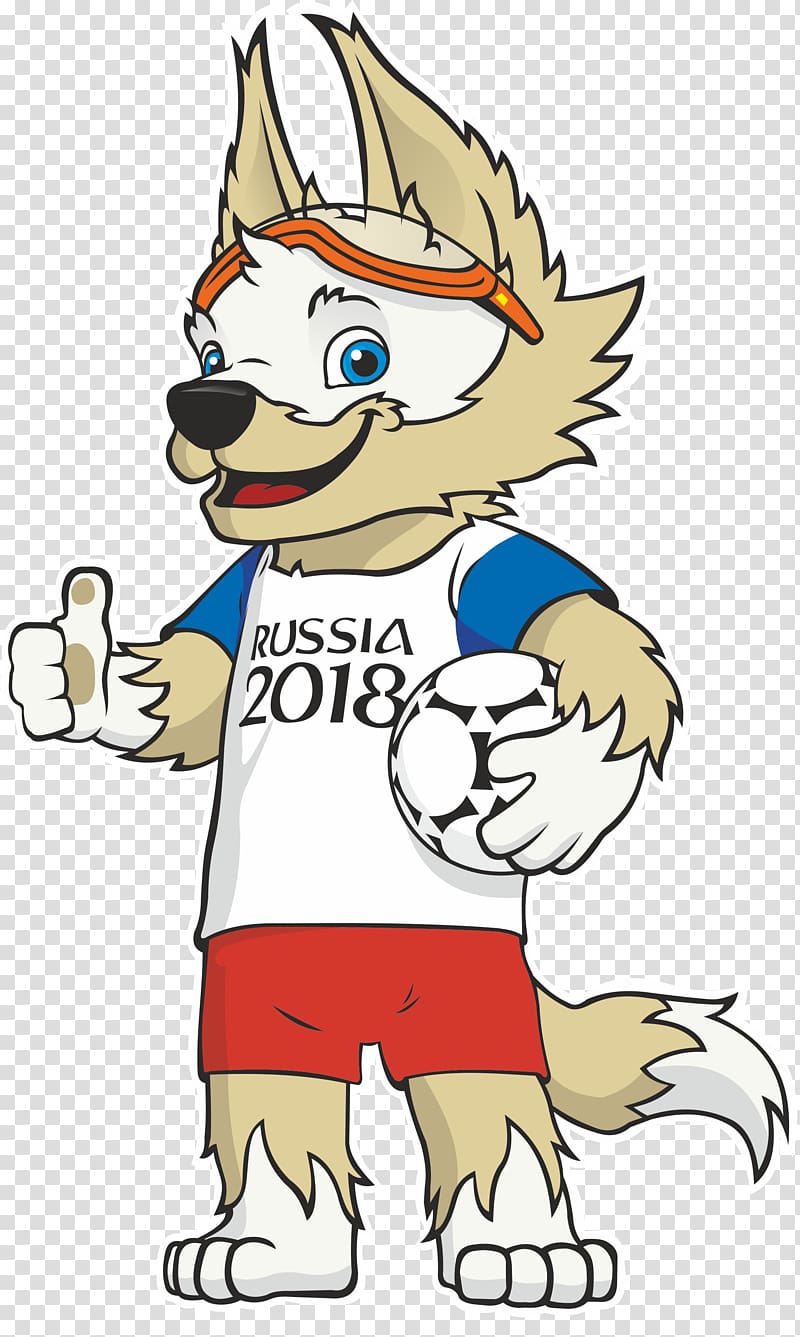 2018 World Cup 2017 FIFA Confederations Cup Zabivaka Russia national football team FIFA World Cup official mascots, football transparent background PNG clipart