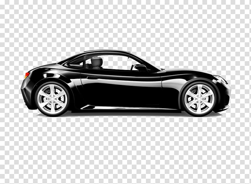 Sports car Luxury vehicle White, Black luxury car transparent background PNG clipart