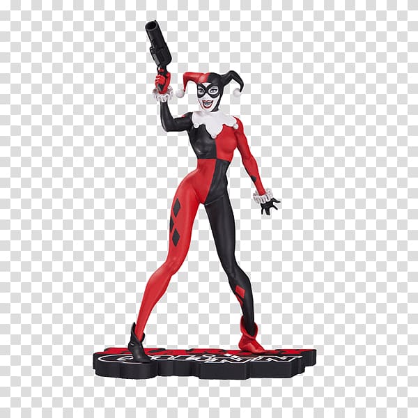 Harley Quinn Superman Batman Statue DC Comics, gotham-city transparent background PNG clipart