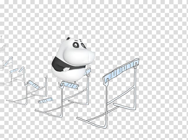 Cartoon Humour Fototapet , panda transparent background PNG clipart