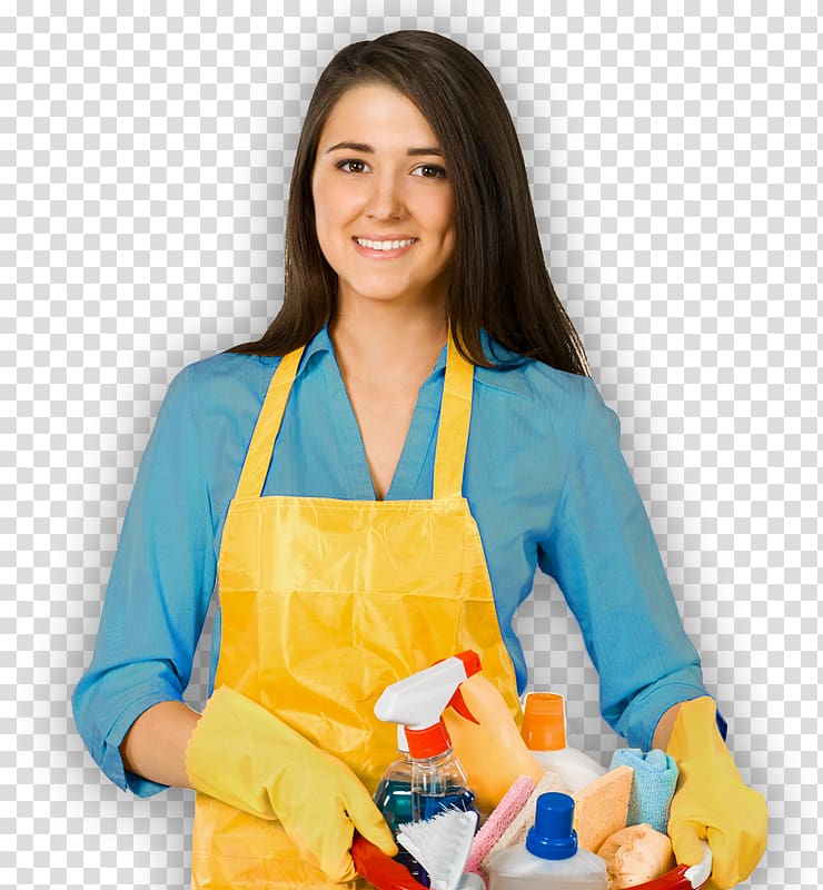 Maid service Cleaner Housekeeping Housekeeper, Maid Happily Cleaning Services Mississauga transparent background PNG clipart