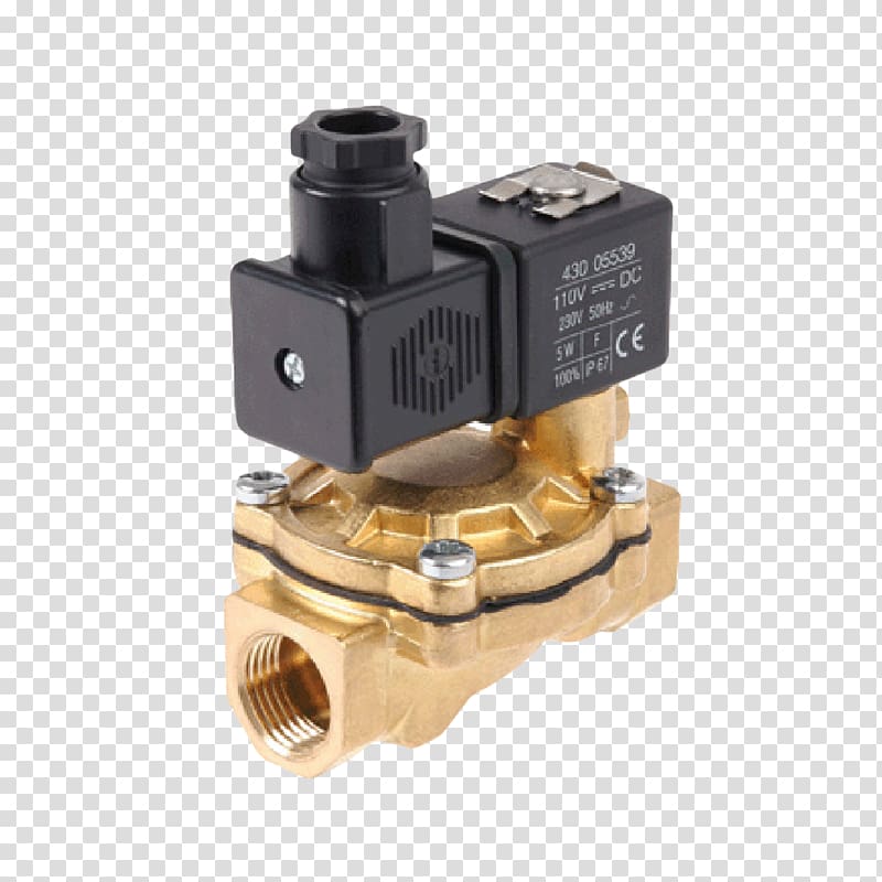 Solenoid valve Valve actuator Gas, spool transparent background PNG clipart