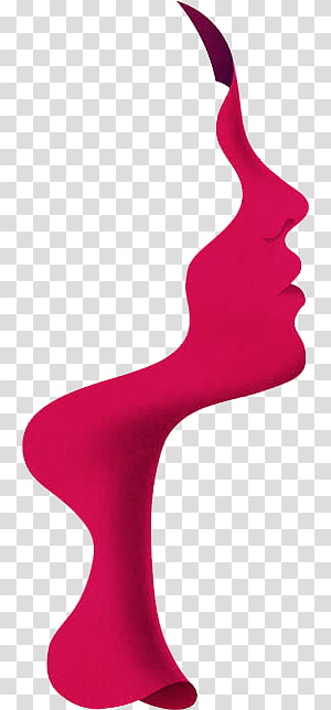 ribbon composed of people face transparent background PNG clipart thumbnail