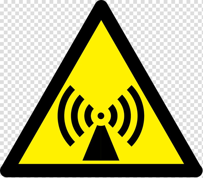 Non-ionizing radiation Biological hazard Hazard symbol, symbol transparent background PNG clipart