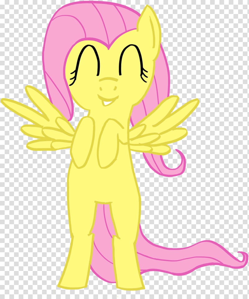 Fluttershy Pony Horse, palpitate with excitement transparent background PNG clipart