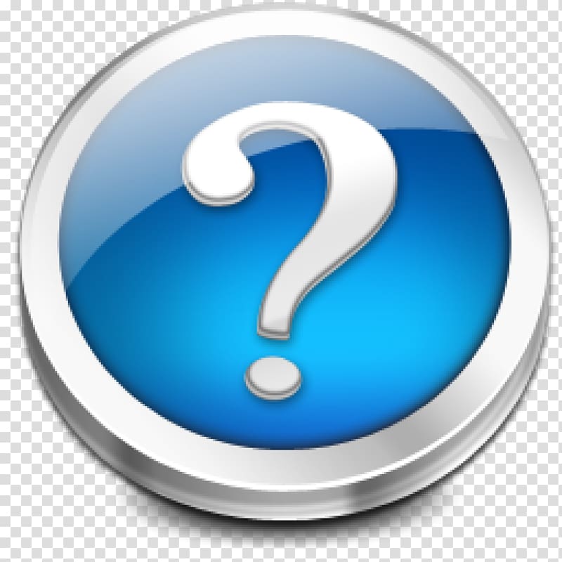 Computer Icons Question mark Nuvola , Random Buttons transparent background PNG clipart