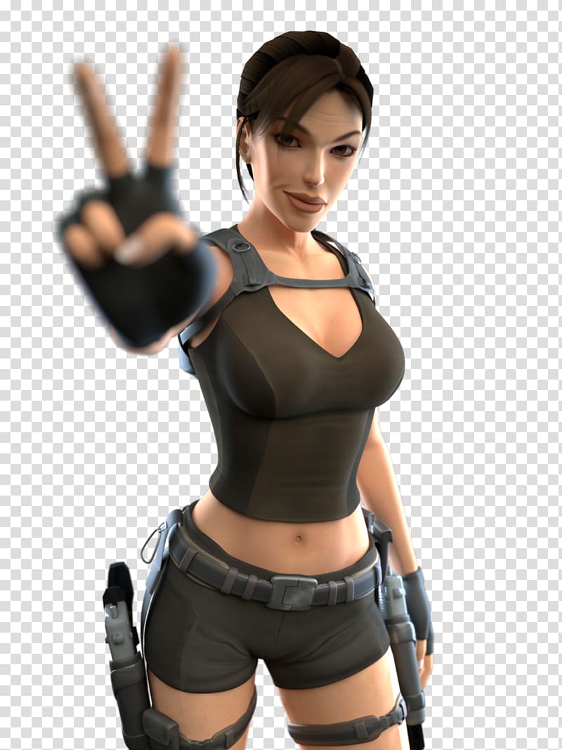 Lara Croft transparent background PNG clipart