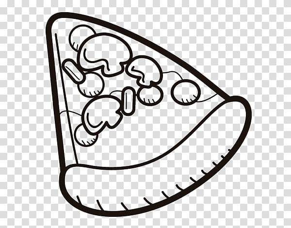 Pizza Italian cuisine Pepperoni Drawing Food, slice of pizza transparent background PNG clipart