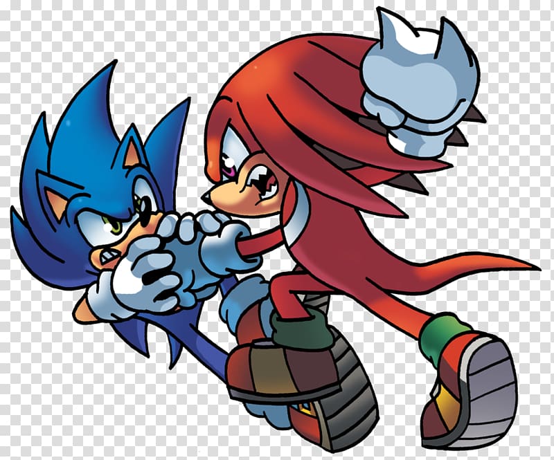 Sonic & Knuckles Knuckles the Echidna Rouge the Bat Sonic the Hedgehog Tails, knuckles the echidna sonic riders transparent background PNG clipart