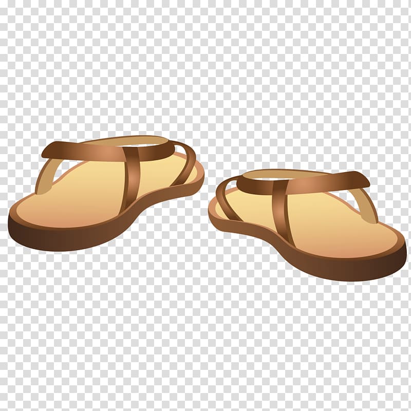 Slipper Sandal, Beautiful sandals transparent background PNG clipart