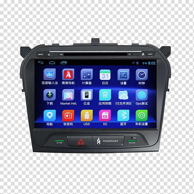 Suzuki Vitara 2015 Suzuki Escudo Car GPS navigation device, A DVD navigation one machine transparent background PNG clipart