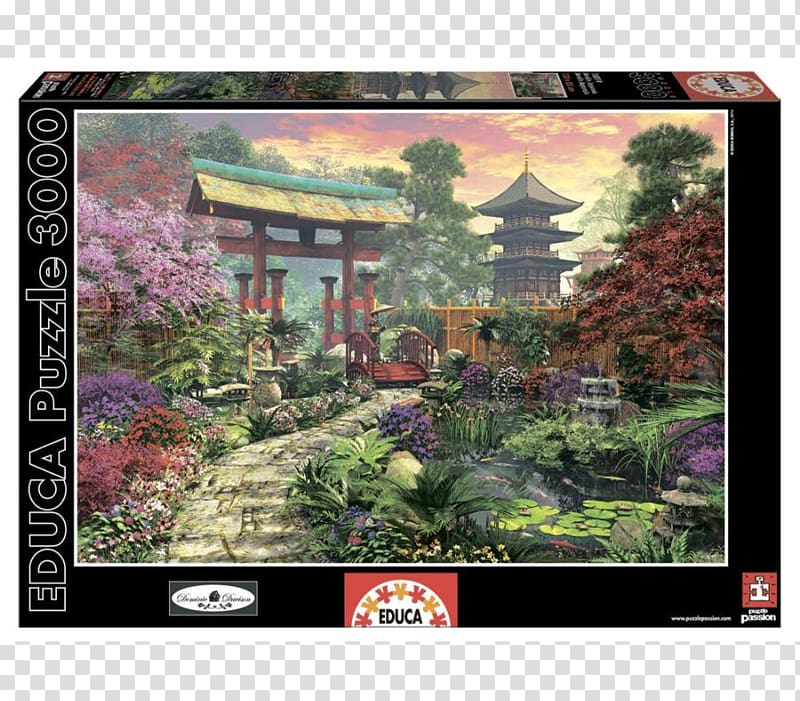 Jigsaw Puzzles Educa Borràs Japanese garden, japan transparent background PNG clipart